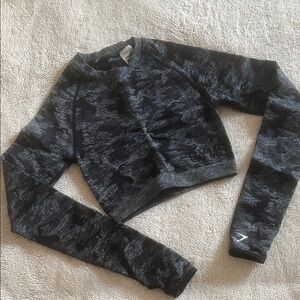 Gymshark Longsleeve Camo Top